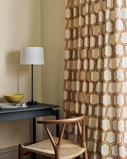 Malik Wallpaper - Yellow - J193W - 01 - Jane Churchill - Premier Wallcovering