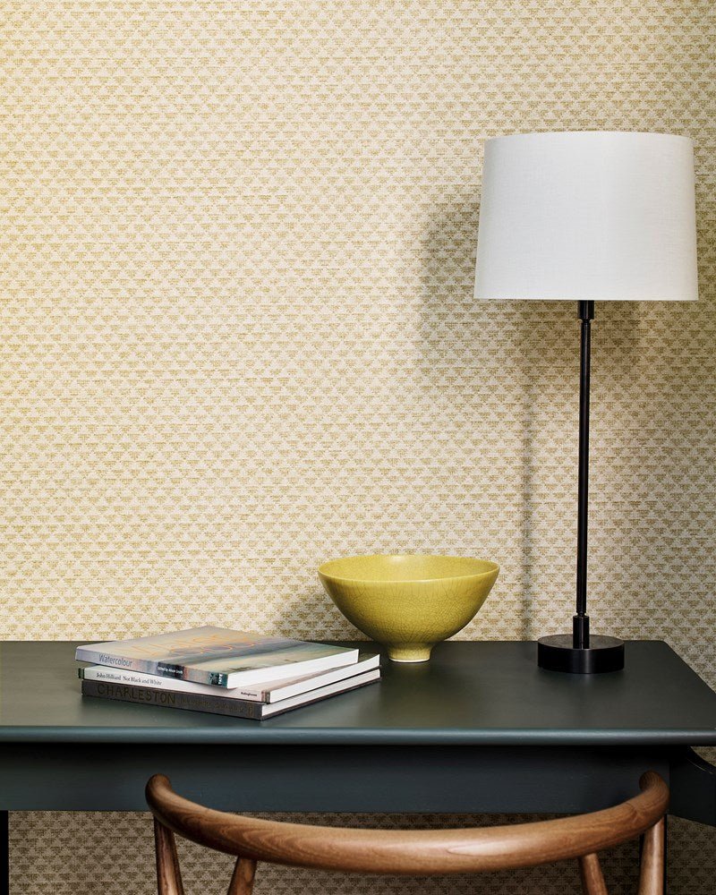 Malik Wallpaper - Yellow - J193W - 01 - Jane Churchill - Premier Wallcovering