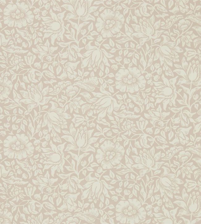 Mallow Wallpaper - Dusky Rose - 216675 - Morris & Co - Premier Wallcovering