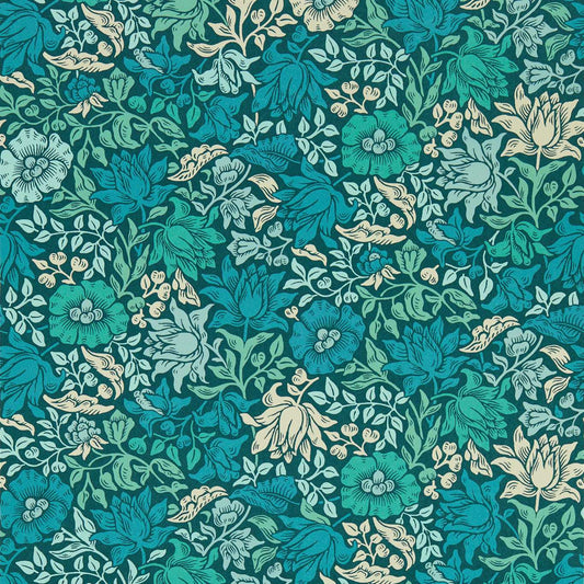 Mallow Wallpaper - Slate/Dove - Clarke & Clarke - W0173/01 - Premier Wallcovering