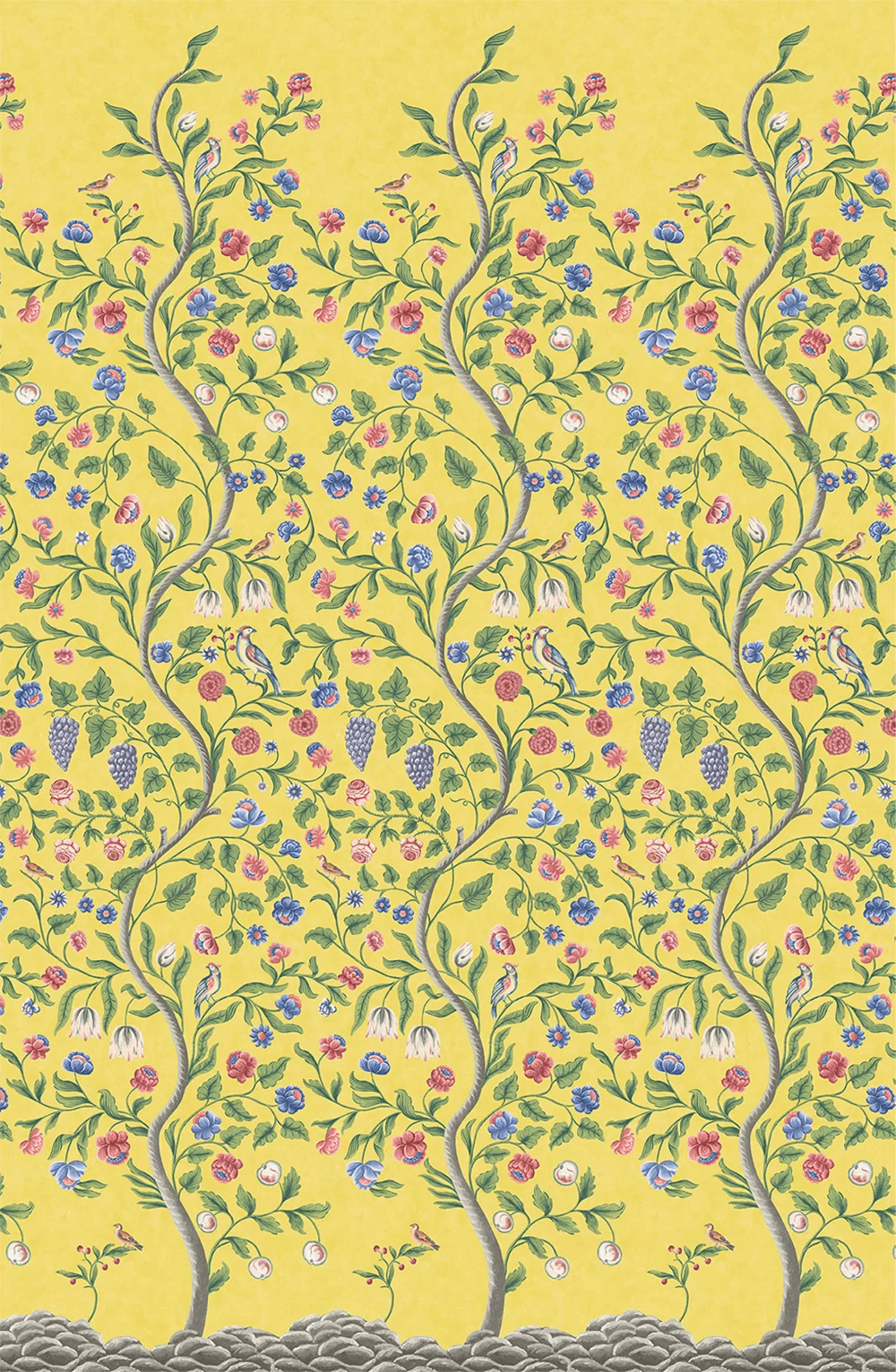 Mandalay Wallpaper Mural - Pollen - Little Greene - 0260MDPOLLE - Premier Wallcovering