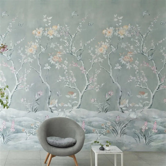 Manohari Grasscloth Wallpaper - Blossom - Designers Guild - PDG1145/01 - Premier Wallcovering