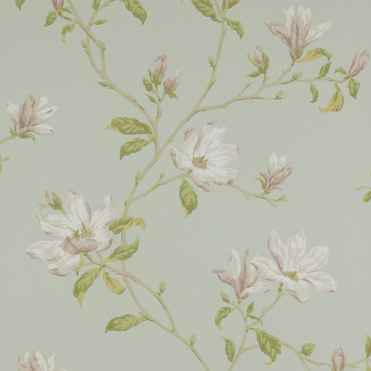 Marchwood Wallpaper - Aqua - Colefax & Fowler - 07976/02 - Premier Wallcovering
