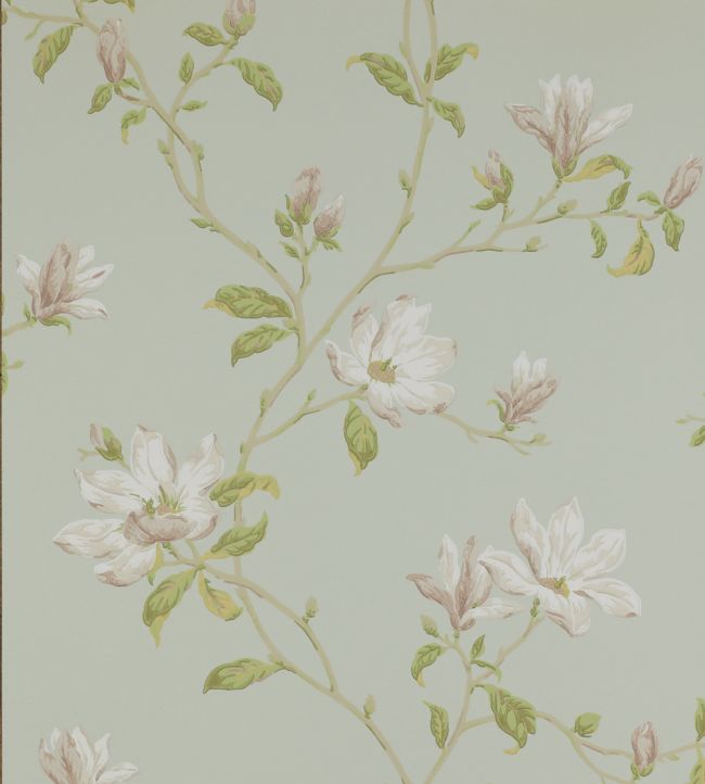Marchwood Wallpaper - Aqua - Colefax & Fowler - 07976/02 - Premier Wallcovering