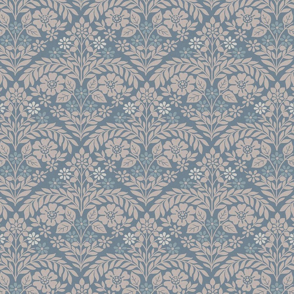 Margam Wallpaper - Newport Blue - Laura Ashley - 118489 - Premier Wallcovering