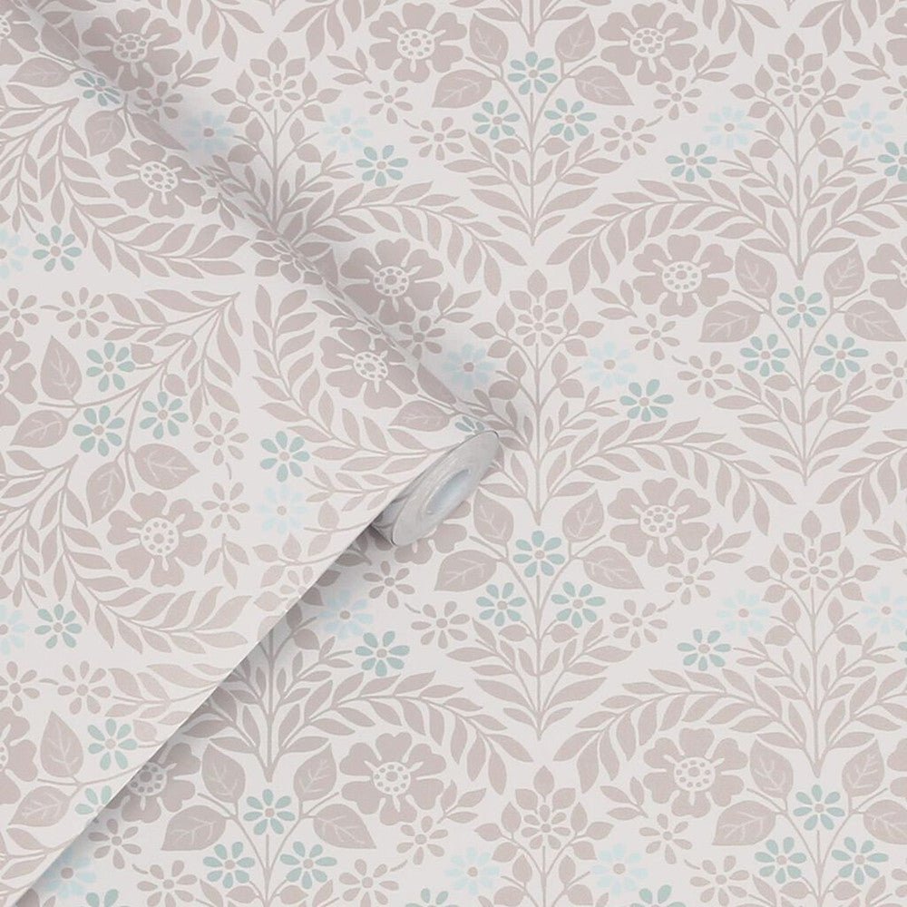 Margam Wallpaper - Dove Grey - Laura Ashley - 118490 - Premier Wallcovering