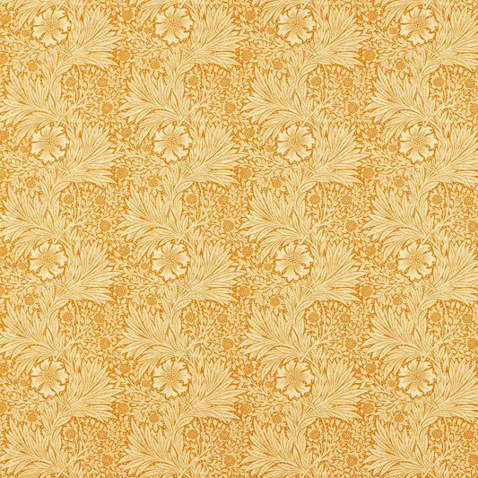 Marigold Fabric - Cream/Orange - Morris & Co - 226981 - Premier Wallcovering