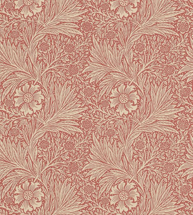 Marigold Wallpaper - Brick/Manilla - 210367 - Morris & Co - Premier Wallcovering