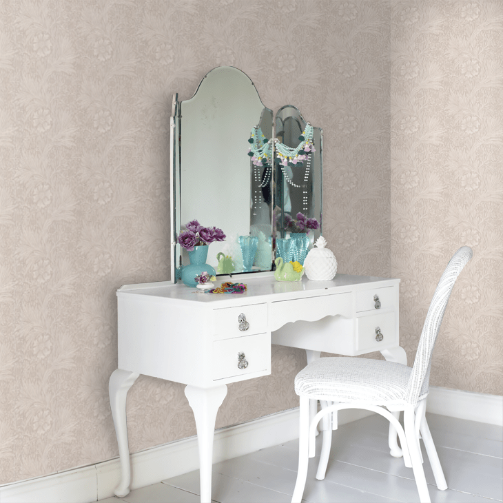 Marigold Wallpaper - Pewter - 217394 - Morris Wallpaper WD - Premier Wallcovering