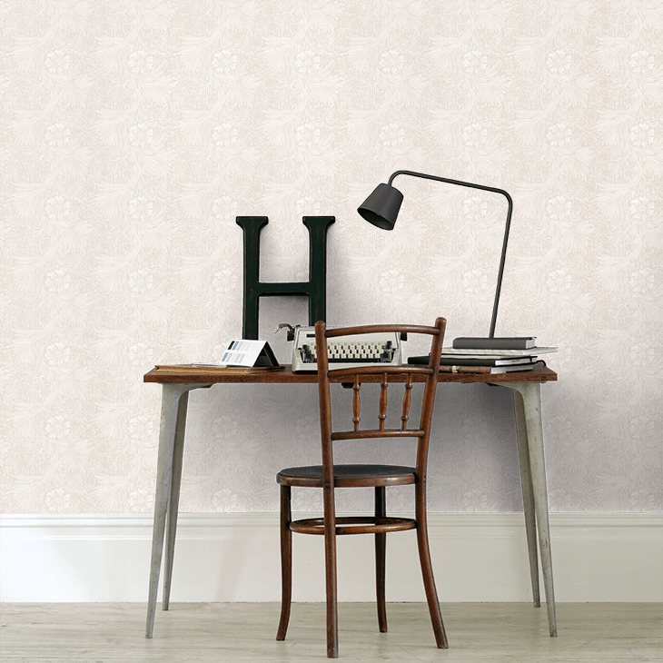 Marigold Wallpaper - Silver - 217395 - Morris Wallpaper WD - Premier Wallcovering