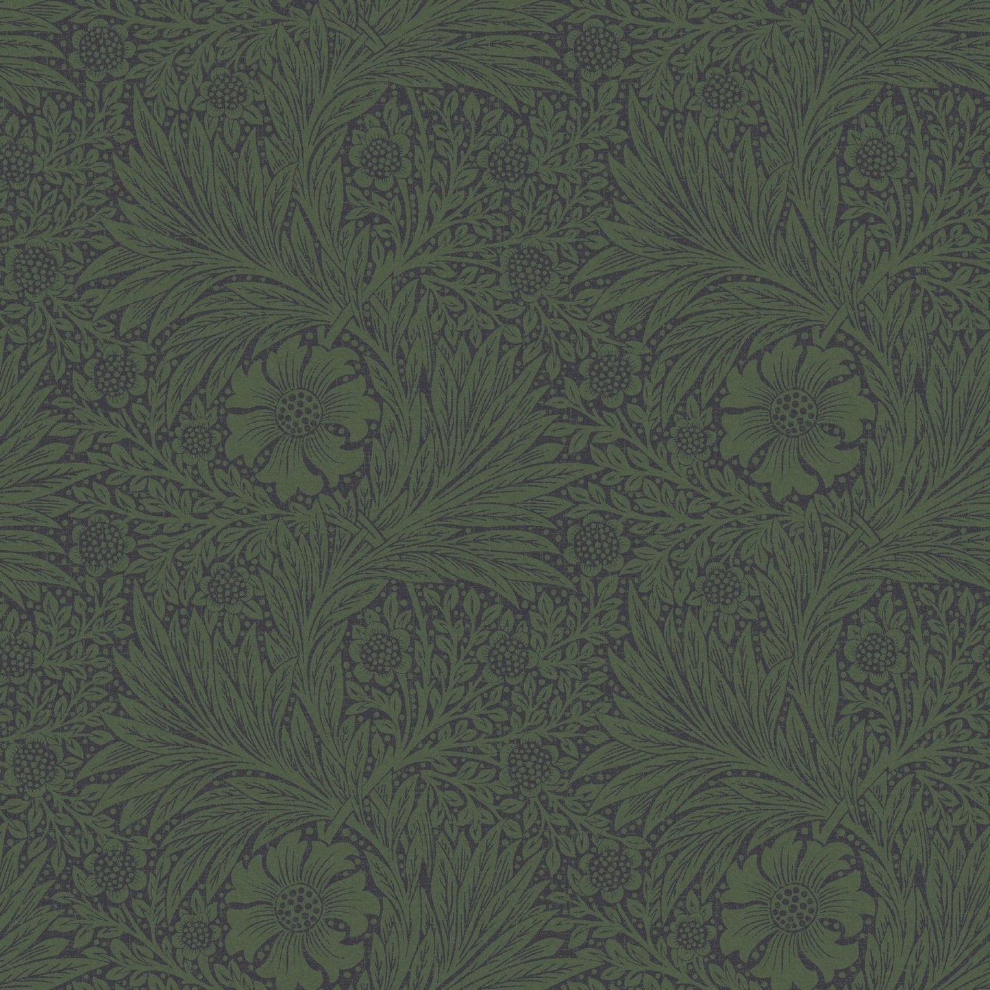 Marigold Fibrous Wallpaper - Green - 124255 - William Morris AH - Premier Wallcovering