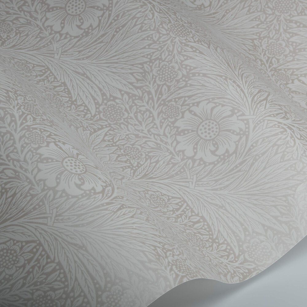 Marigold Wallpaper - Silver - 217395 - Morris Wallpaper WD - Premier Wallcovering