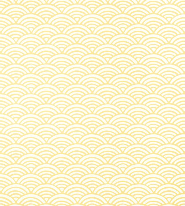 Maris Wallpaper - Yellow - Thibaut - T13374 - Premier Wallcovering