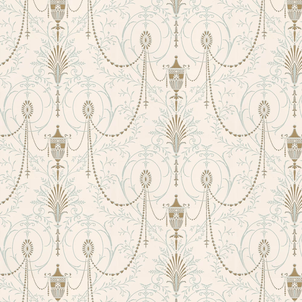 Marlborough Wallpaper - Crystal - Little Greene - 0273MACRYST - Premier Wallcovering