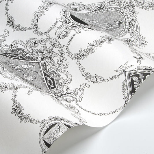 Marlborough Wallpaper - Ivory - Timothy Wilman - TW2455 - Premier Wallcovering