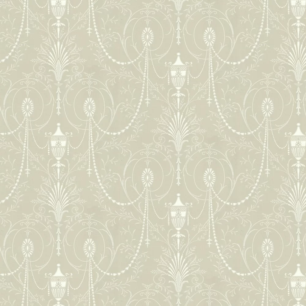 Marlborough Wallpaper - Paris Grey - Little Greene - 0273MAPARIS - Premier Wallcovering