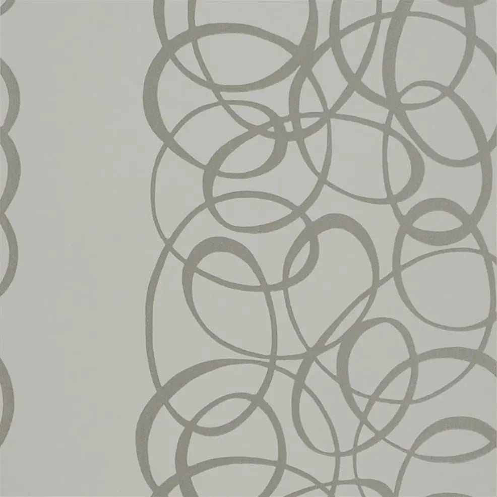 Marquisette Wallpaper - Platinum - PDG689/04 - Designers Guild - Premier Wallcovering