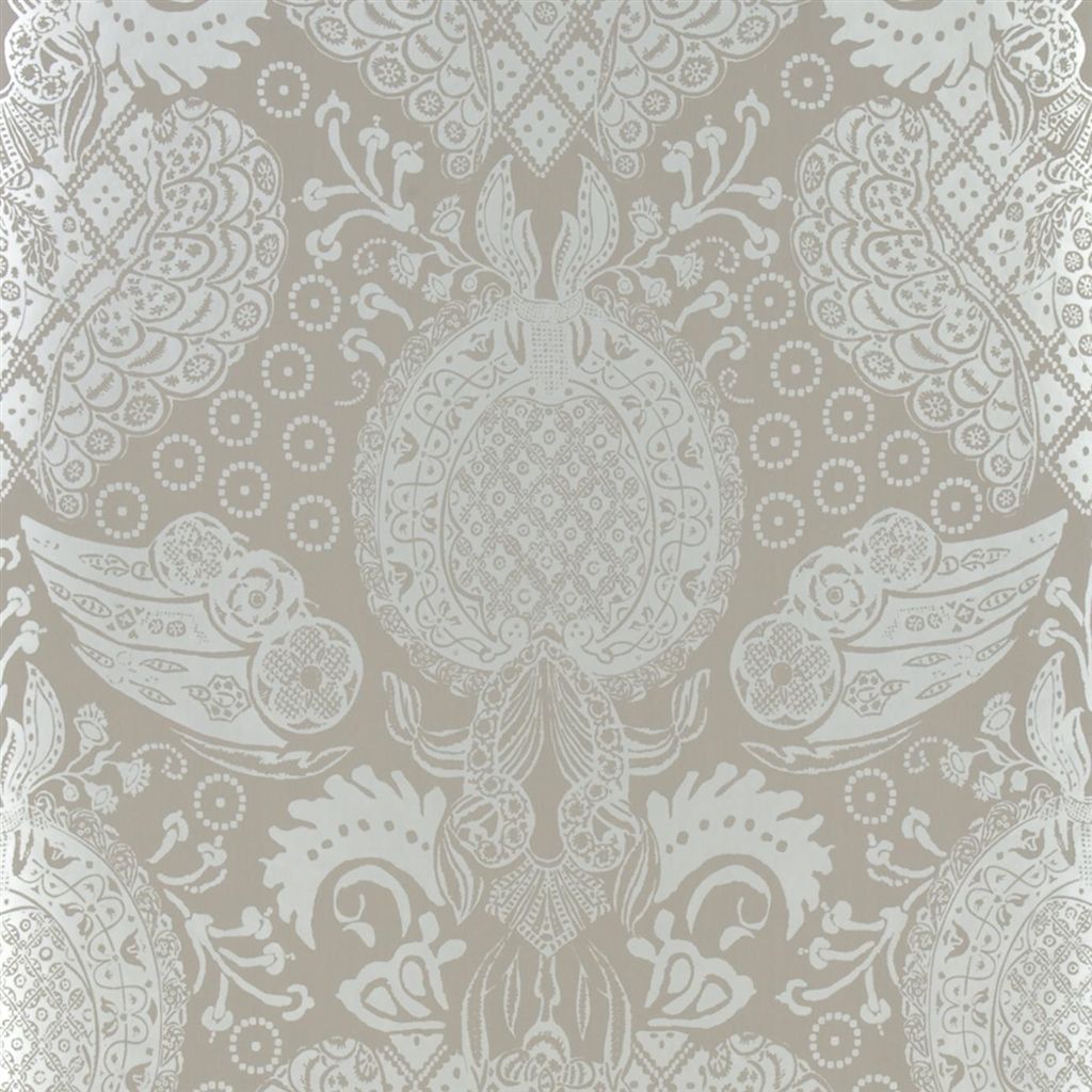 Marseille Wallpaper - Puce - Christian Lacroix - PCL005/04 - Premier Wallcovering