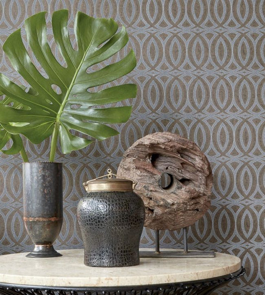 Martello Wallpaper - Grey - Thibaut - T4000 - Premier Wallcovering