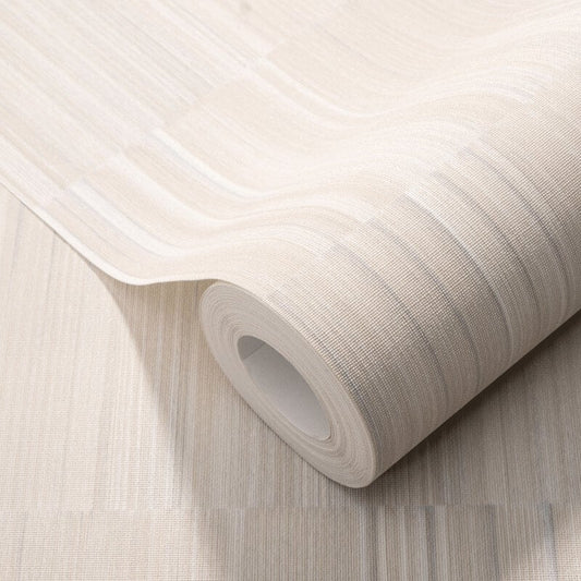 Martinique Linear Texture Wallpaper - Natural - Erismann - 10398 - 02 - Premier Wallcovering