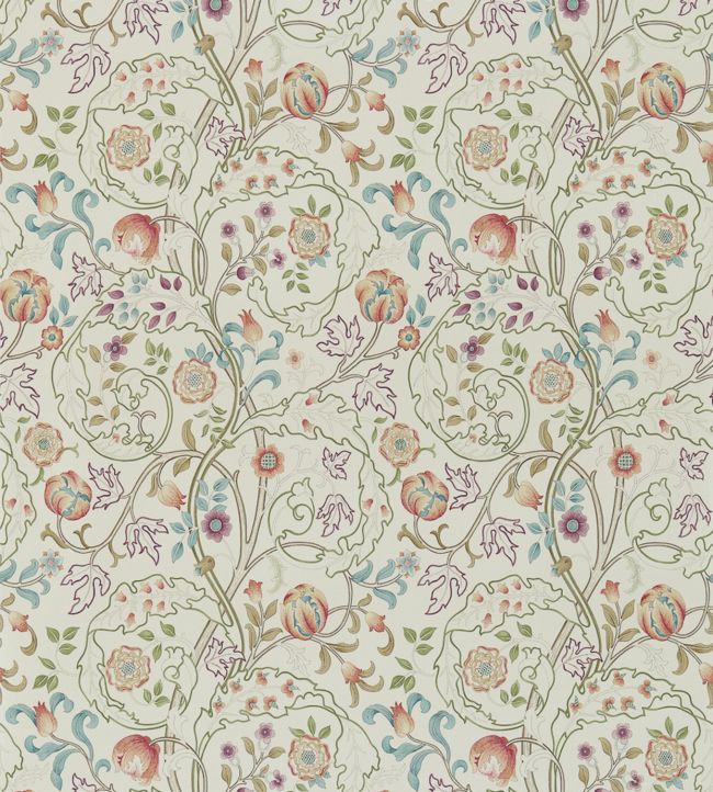 Mary Isobel Wallpaper - Rose/Artichoke - 214729 - Morris & Co - Premier Wallcovering