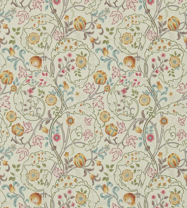 Mary Isobel Wallpaper - Russet/Taupe - 214730 - Morris & Co - Premier Wallcovering