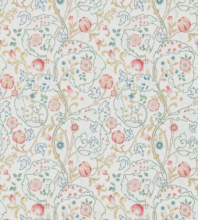 Mary Isobel Wallpaper - Pink/Ivory - 214728 - Morris & Co - Premier Wallcovering