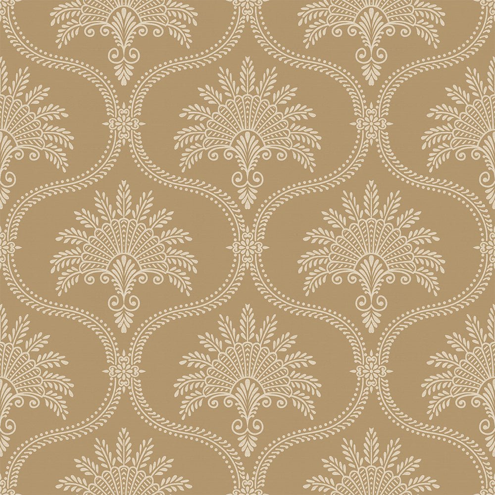 Massena Palace Wallpaper - Gold and Vintage Cream - LAN100166 - Lucie Annabel - Premier Wallcovering