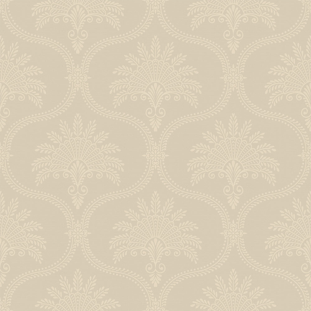 Massena Palace Wallpaper - Stone and Cream - LAN100167 - Lucie Annabel - Premier Wallcovering