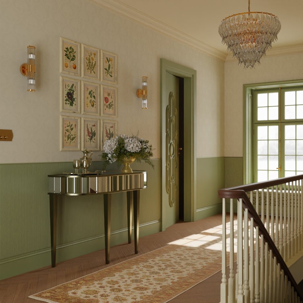 Massena Palace Wallpaper - Stone and Cream - LAN100167 - Lucie Annabel - Premier Wallcovering