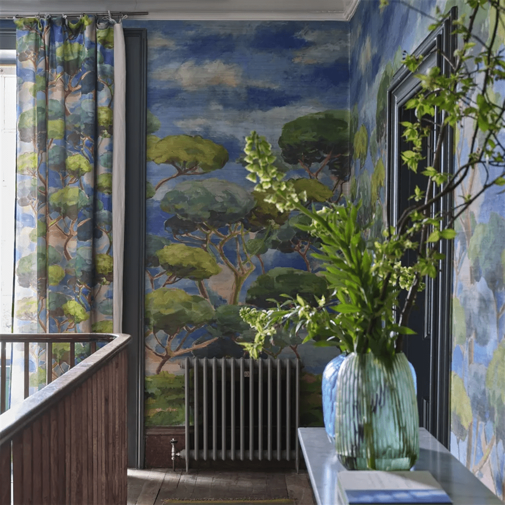 Matsu Wallpaper - Cobalt - PDG1207/01 - Designers Guild - Premier Wallcovering