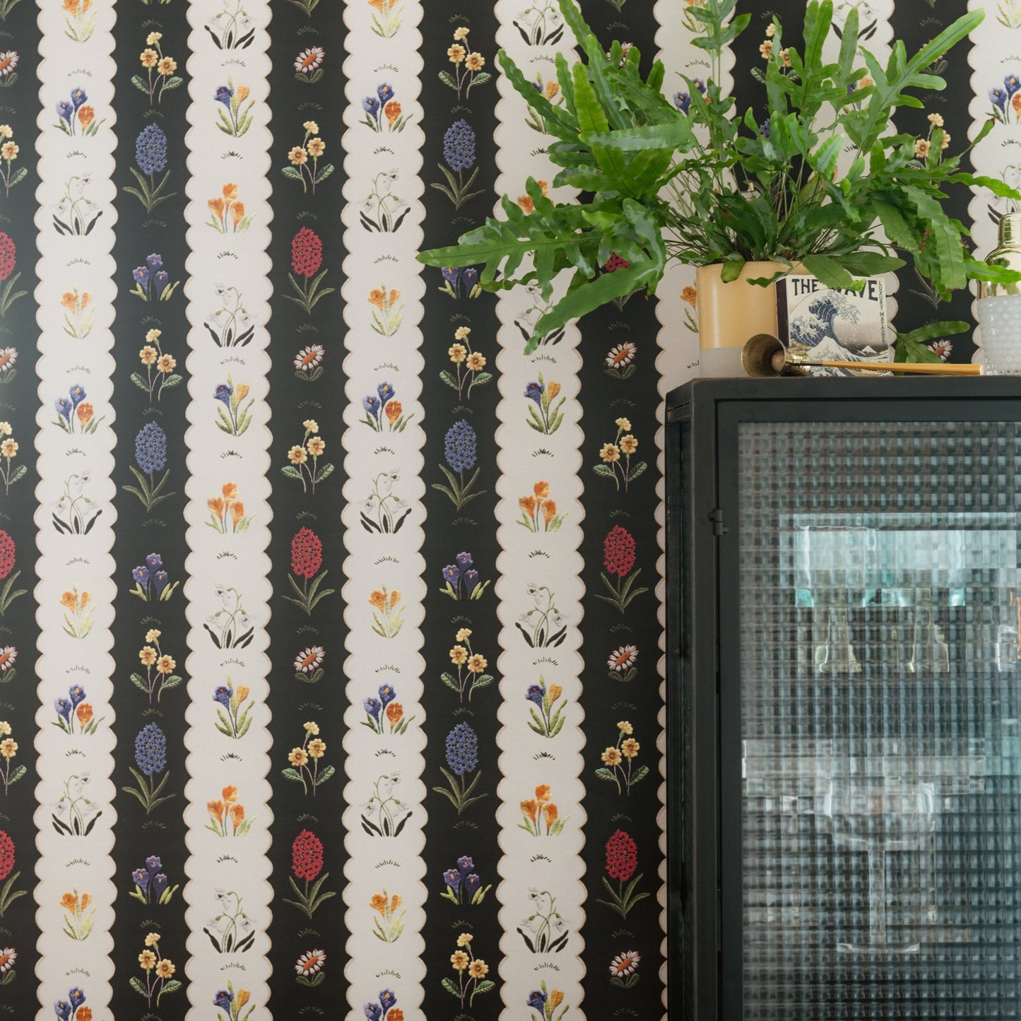 Mavis Wallpaper - Alabaster & Onyx - Wear The Walls - MAAO807670 - Premier Wallcovering