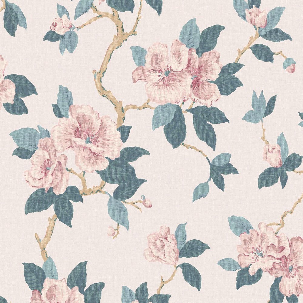 Maya Wallpaper - Linen - Laura Ashley - 130096 - Premier Wallcovering