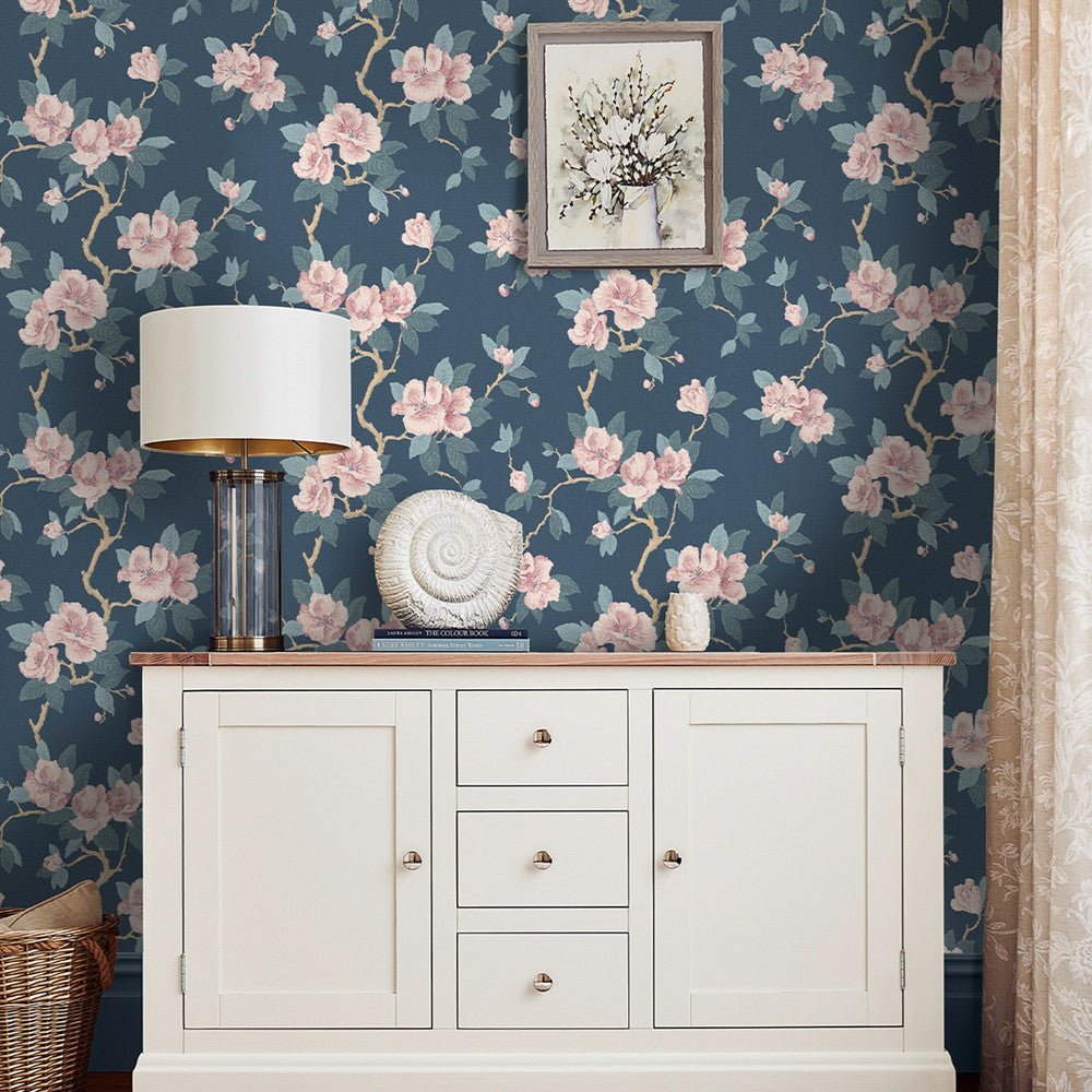 Maya Wallpaper - Dusky Seaspray - Laura Ashley - 130095 - Premier Wallcovering