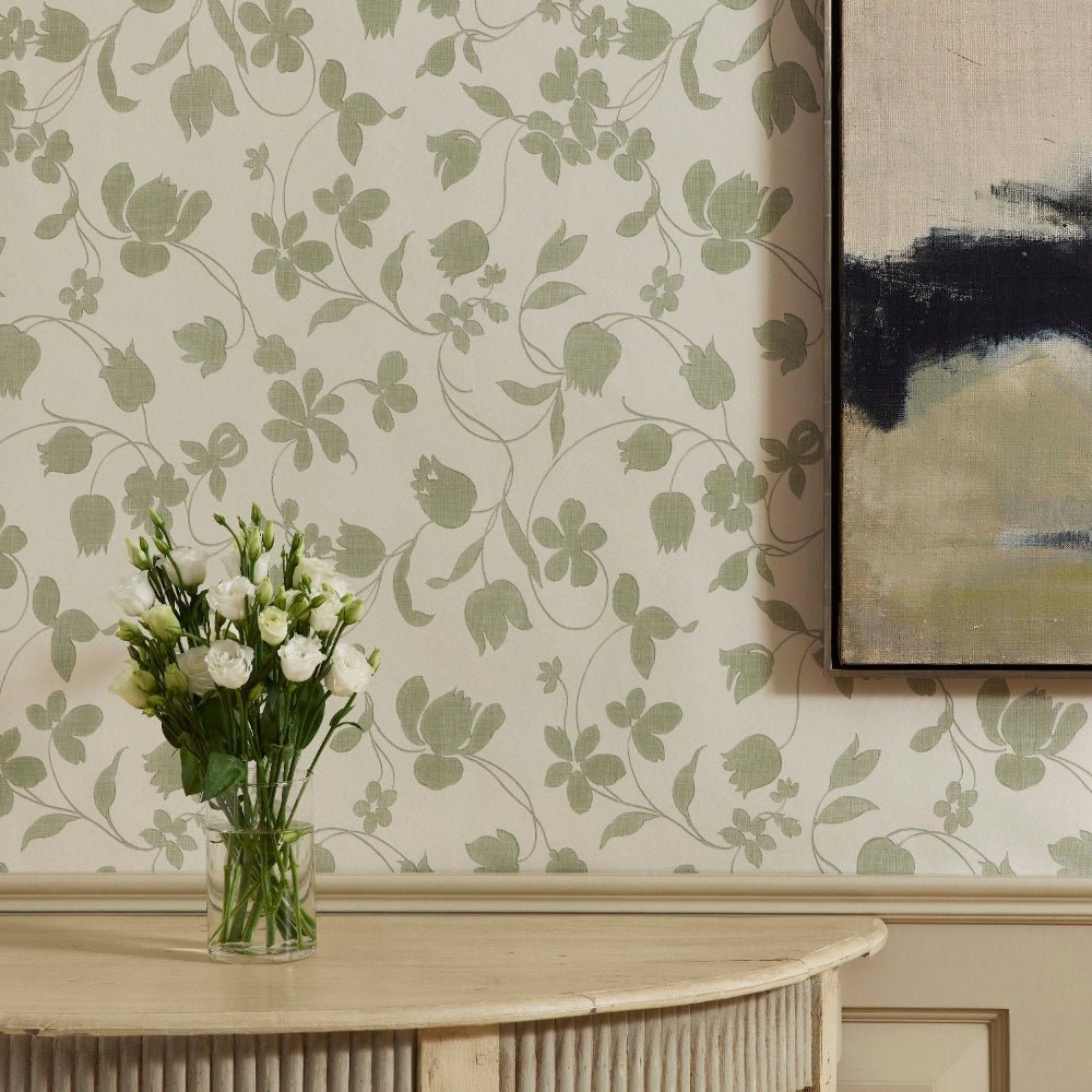 Mayfield Wallpaper - Sage - Blithfield - 697-02 - Premier Wallcovering