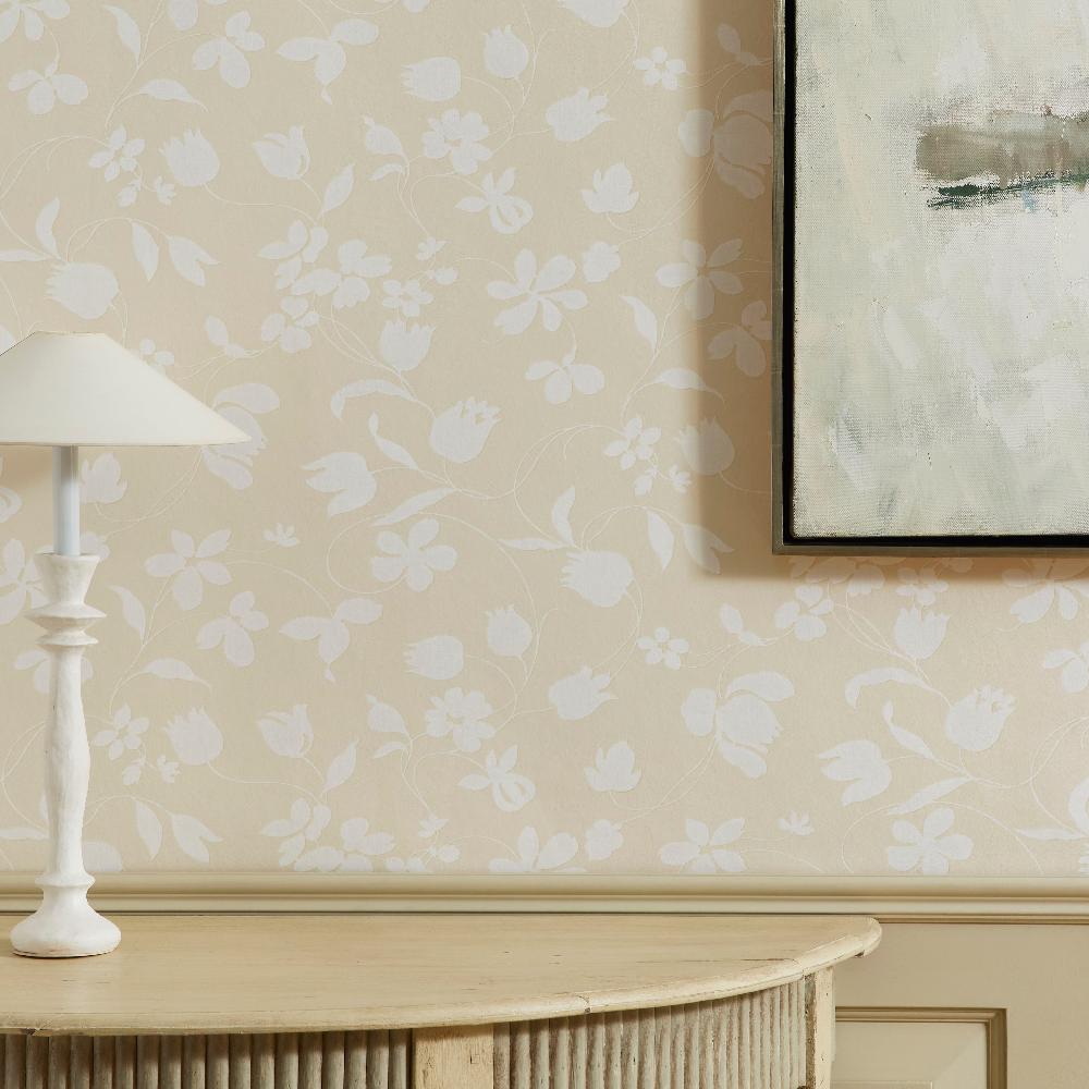 Mayfield Wallpaper - White - Blithfield - 697-03 - Premier Wallcovering