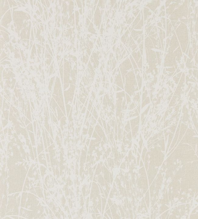 Meadow Canvas Wallpaper - White/Parchment - DWOW215695 - Sanderson - Premier Wallcovering