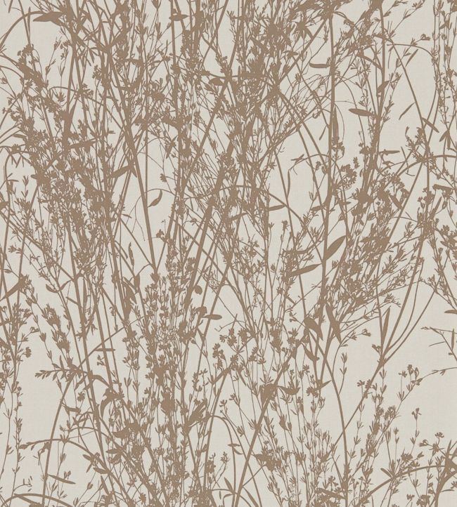 Meadow Canvas Wallpaper - Gilver/Linen - DWOW215693 - Sanderson - Premier Wallcovering