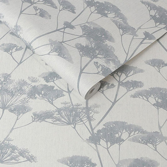 Meadow Silhouette Wallpaper - Blue Grey - Superfresco Easy - 115093 - Premier Wallcovering