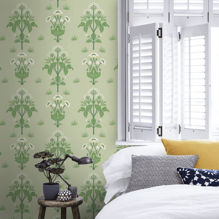 Meadow Sweet Wallpaper - Sage - 217383 - Morris Wallpaper WD - Premier Wallcovering
