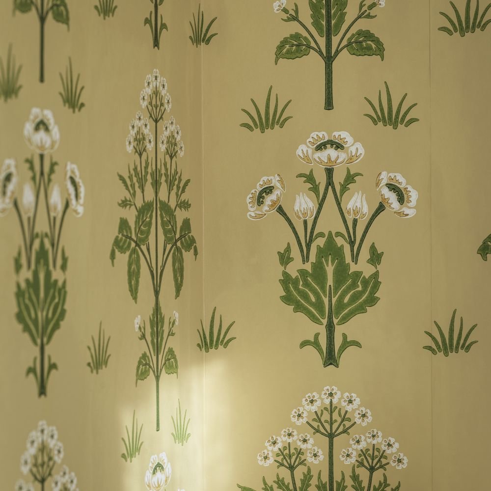 Meadow Sweet Wallpaper - Weld Yellow - 217381 - Morris Wallpaper WD - Premier Wallcovering