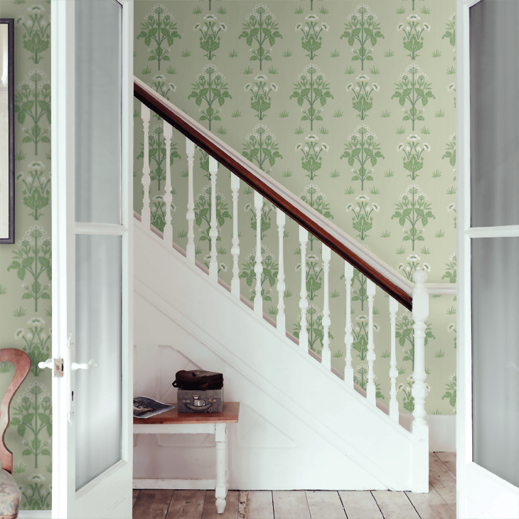 Meadow Sweet Wallpaper - Sage - 217383 - Morris Wallpaper WD - Premier Wallcovering