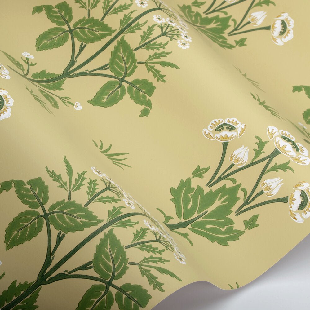 Meadow Sweet Wallpaper - Weld Yellow - 217381 - Morris Wallpaper WD - Premier Wallcovering