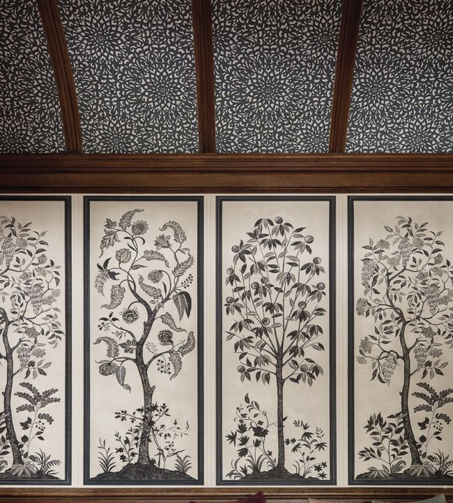 Medina Wallpaper - Soot & Snow - 113/7019 - Cole & Son - Premier Wallcovering