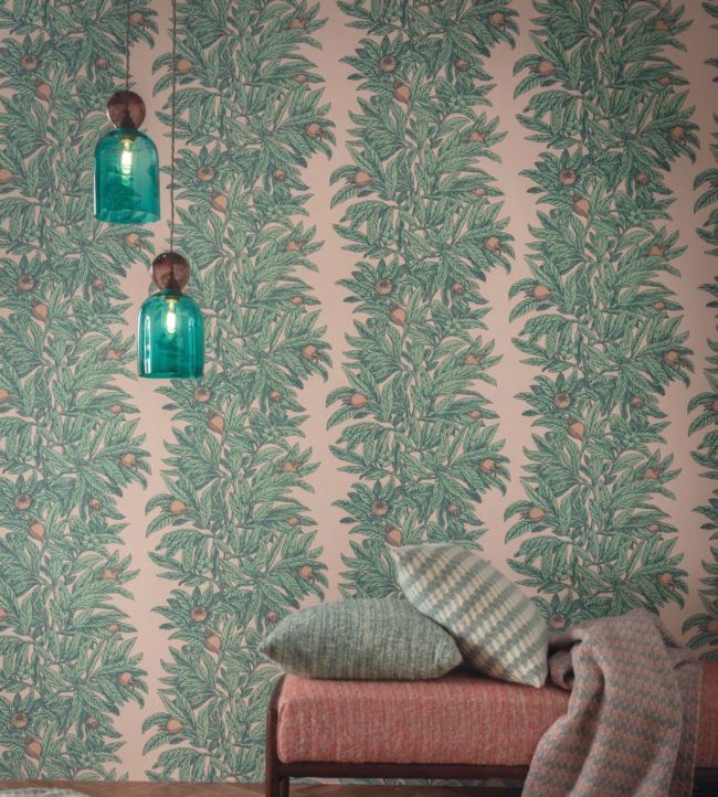 Medlar Wallpaper - Green/Lime - Osborne & Little - W7458-05 - Premier Wallcovering