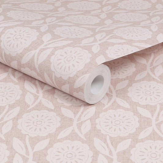Medley Wallpaper - Pink - Next - 121185 - Premier Wallcovering