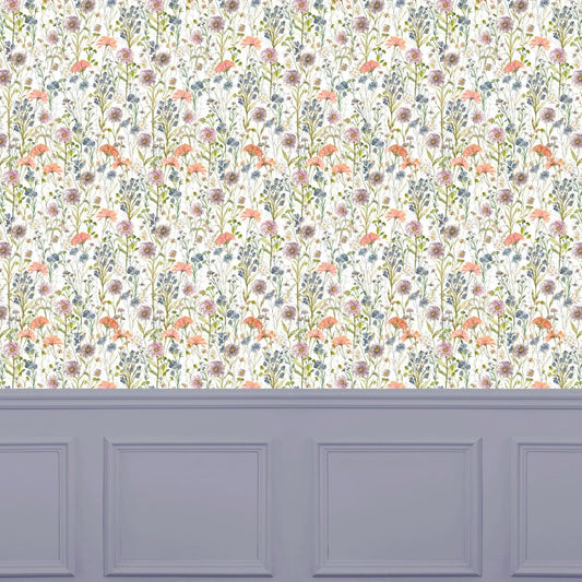 Medmerry Wallpaper - Apricot - Voyage Maison - MEDMERR/WPO/APR - Premier Wallcovering