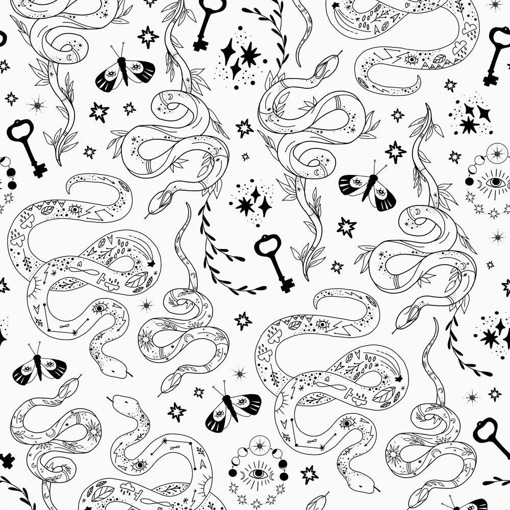 Medusa Wallpaper - Monochrome - Lust Home - LH900056 - Premier Wallcovering
