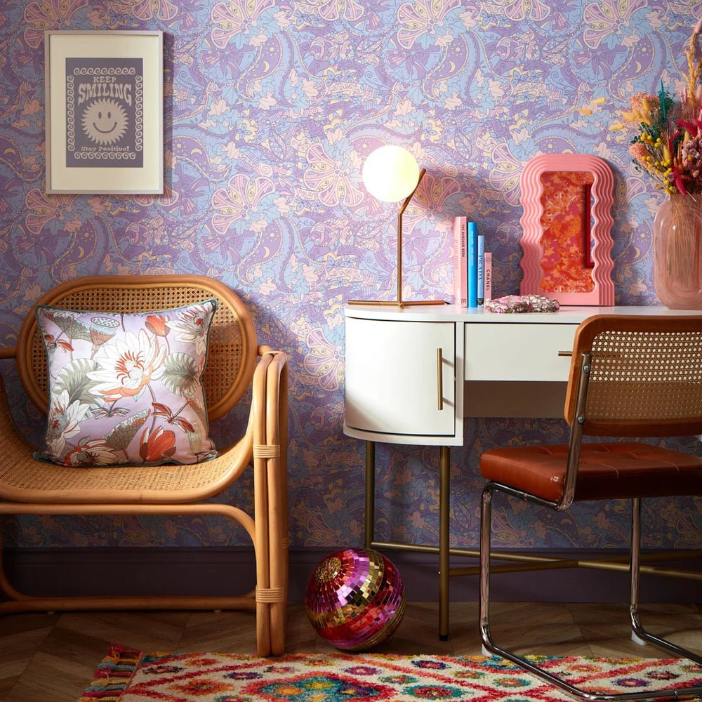 Mehndi Magic Wallpaper - Cool Tones - Lust Home - LH900509 - Premier Wallcovering