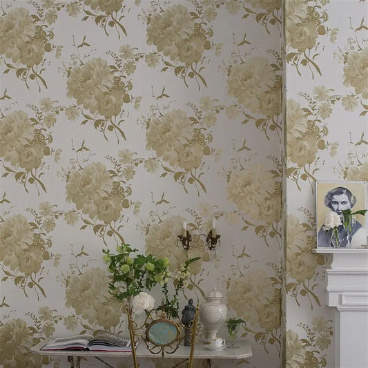 Mehsama Wallpaper - Oyster - P574/02 - Designers Guild - Premier Wallcovering
